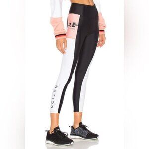 Revolve P.E Nation Without Limits Legging High Rise Waist 7/8 length Black Small